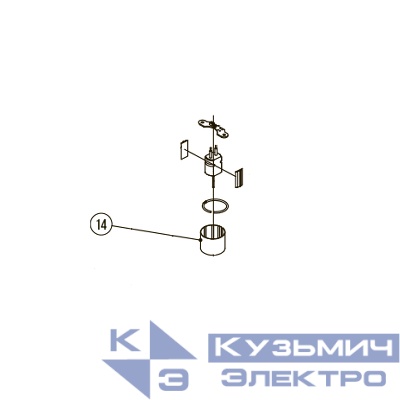 Запчасть №14 для Hybest GSR40A. Втулка