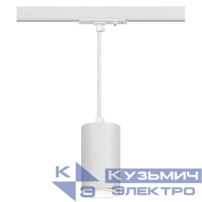 Светильник светодиодный трековый TR45-GU10 S WH 1ф 52х100 под лампу GU10/MR16 подвесной бел. Эра Б0054181