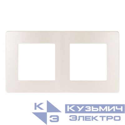 Рамка 2-м 12-5102-15 сатин перламутр Эра Б0052518