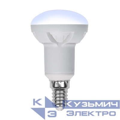 Лампа светодиодная LED-R50 7W/4000K/E14 /FR/DIM PLP01WH Яркая 7Вт матовая 4000К нейтр. бел. E14 диммир. (упак. картон) Uniel UL-00004709