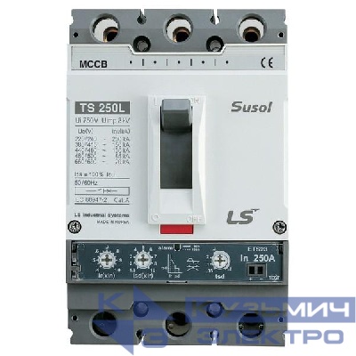 Выключатель автоматический 3п 3т 160А 50кА TS250N ETS23 LS Electric 105028100