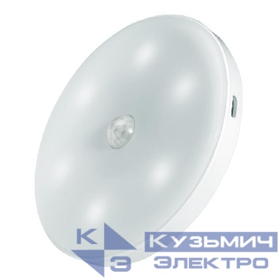 Светильник светодиодный TS8-L1W-Accu 6 LED беспроводной PIR-датчик магнитное крепление литиевый аккум. зарядка USB JazzWay 5037649