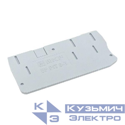 Заглушка для 6 Push-in 3 вывода сер. EKF EP-PIT-6-3