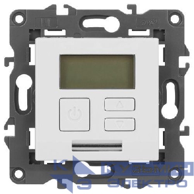 Терморегулятор универсальный 14-4111-01М 230В-Imax16А Elegance бел. матов. Эра Б0065786
