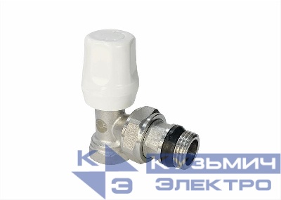 Клапан для радиаторов ручной угловой 1/2дюйм (с доп. уплотнением) (60/6) К VALFEX VF.07.RN.04