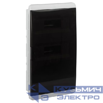 Корпус встраиваемый COMFORT ЩРВ-П-36 IP40 пластик. прозр. крышка бел. Эра Б0067241