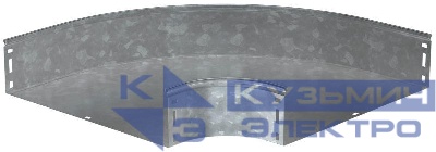 Угол для лотка плавный 90град. 500х80 Г01 ESCA HDZ IEK CPG01-0-90-080-500-HDZ