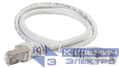 Патч-корд кат.6 FTP 1м сер. ITK PC01-C6F-1M