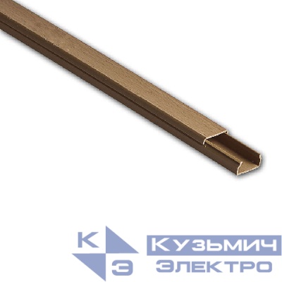 Кабель-канал 20х10 L2000 пластик бук (светл. основа) Ruvinil РКК-20х10-38М