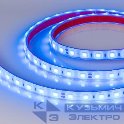 Лента светодиодная RTW-PFS-B60-13mm 24V Blue 14.4Вт/м IP68 5060 герметичная (уп.5м) Arlight 036171