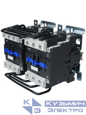 Пускатель ПМЛ-4500 УХЛ4 Б 63А кат. 220В AC 2НО+2НЗ IP00 реверсивный без реле Электротехник ET515411