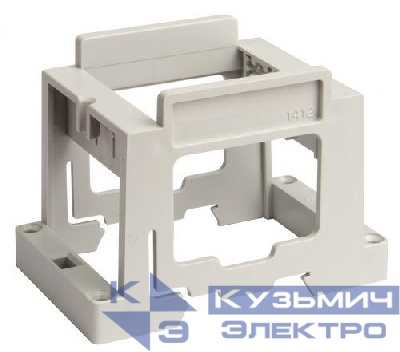 Суппорт 2мод. Brava на DIN-рейку RAL7035 сер. DKC 54840