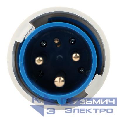 Вилка кабельная 033 63А 220AC 2P+PE 6ч IP67 КЭАЗ 222741