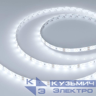 Лента светодиодная RTW-SE-A60-8mm 12V White 6000К 4.8Вт/м IP65 2835 герметичная (уп.5м) Arlight 014627(2)