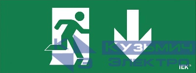 Этикетка самоклеящаяся "Фигура/стрелка вниз" ДПА IP20/54 IEK LPC10-1-24-09-FNIZ