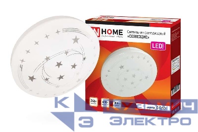 Светильник светодиодный DECO СОЗВЕЗДИЕ 24Вт 6500К 2160лм 230В 330х55мм IN HOME 4690612025131