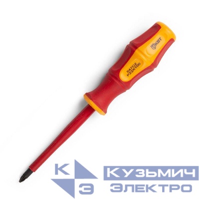 Отвертка диэлектрическая "Профи" PZ2х100 КВТ 78614