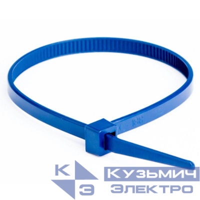 Хомут кабельный 4.8х370 P6.6 для индикации син. (уп.100шт) DKC 25219SRDT