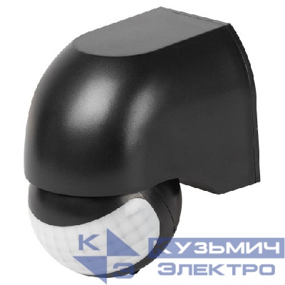 Датчик движения инфракрасн. настен. MD 011 1200Вт 180град. IP44 черн. Эра Б0066991