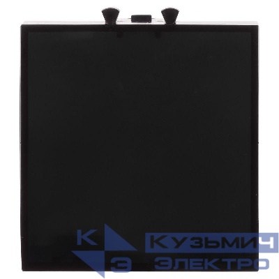 Вывод кабеля модульный Avanti "Черный квадрат" 2мод. DKC 4402982