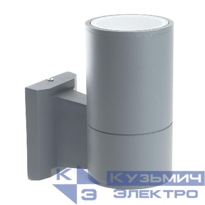 Светильник DH0701 E27 230В садово-парковый на стену вверх сер. FERON 06297