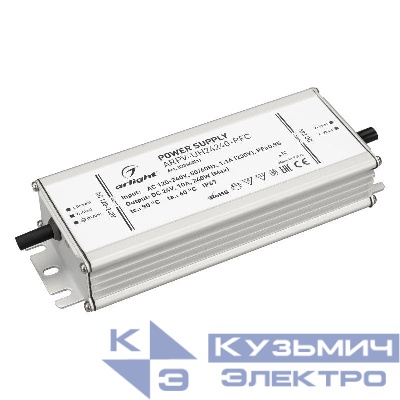 Блок питания ARPV-UH24240-PFC 24В 10.0А 240Вт IP67 металл Arlight 023640(1)
