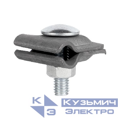 Зажим прута универсальный малый (пластина 30х30мм) HZ EKF lp-51510