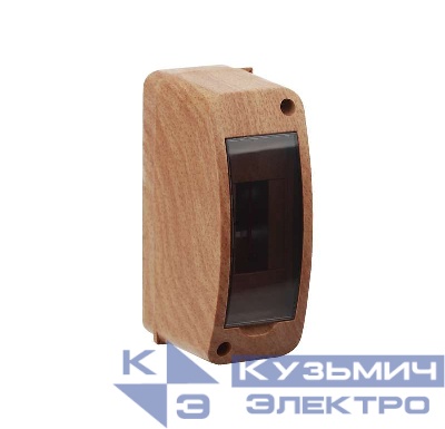 Щиток ОП Тусо 2 мод. с верт. двер. 140х55х85мм бук Рувинил 68302-38М