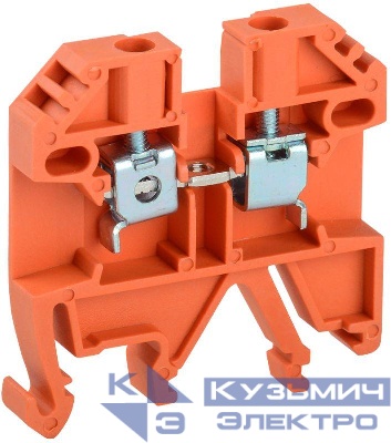 Клемма винтовая КВИ-2.5кв.мм оранж. IEK YZN30-002-K09