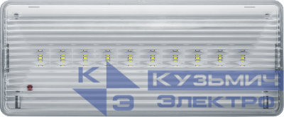 Светильник светодиодный 14 215 NEF-08 3Вт 150лм 176-264В IP54 акк. Li-Ion 1200мА.ч 180 мин. аварийно-эвакуационный Navigator 14215