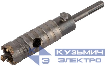 Коронка кольцевая по бетону 33мм хвостовик 110мм в сборе FIT 33441