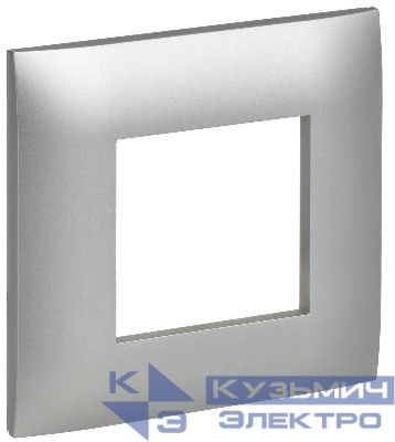 Рамка 1-м SKANDY SK-F01S серебр. IEK SK-M12-K23