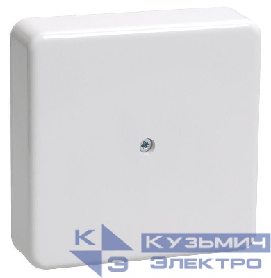 Коробка распаячная ОП 100х100х29 IP20 KM41219 (6 клем. 6кв.мм) бел. IEK UKO10-100-100-029-K01