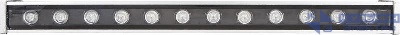 Прожектор светодиодный LL-892 12Вт RGB IP65 DC 24В 500х40х48мм с DMX 12LED линейный для подсветки стен FERON 32257