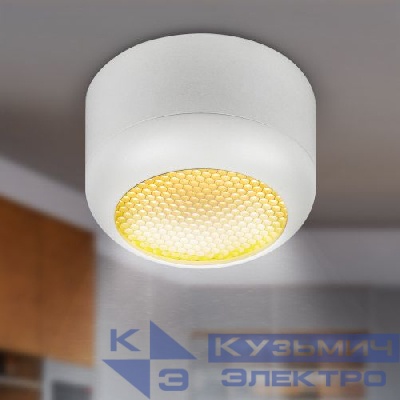 Светильник OL56 WH IP20 под лампу GX53 настен./потолочн. спот бел. Эра Б0061877