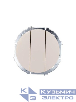 Выключатель 3-кл. СП OSEN механизм сл. кость LEZARD 743-9088-109