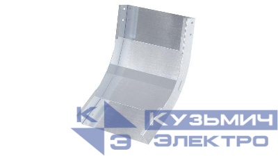 Угол для лотка вертикальный внутренний 45град. 100х50 1.2мм в компл. с крепежн. элемент. гор. оцинк. DKC SKN510KHDZ