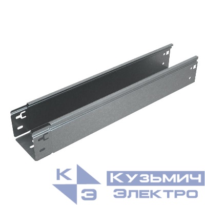 Лоток листовой неперфорированный 200х80 L3000 сталь 0.7мм "БЫСТРЫЙ МОНТАЖ ПЛЮС" LNplus80-200-0.7-3000 оцинк. КМ PL0339