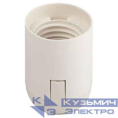 Патрон Е27 подвесной пластик бел. без наклейки (уп.50шт) Эра Б0069201