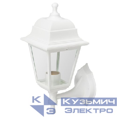 Светильник садово-парковый "Леда" НБУ 04-60-001 настенный четырехгран. бел. Эра Б0048113