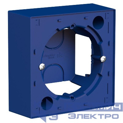 Коробка AtlasDesign для наружн. монтажа аквамарин SE ATN001100