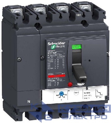 Выключатель автоматический 4п 4т 125А 50кА NSX160N TM125D SchE LV430861