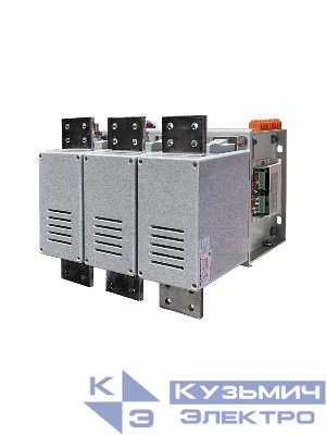 Контактор вакуумный КВТ-1 14-10/2000-3 У3 трехполюсный 2000А 220В AC/DC 4з+3р нереверсивный без реле IP00 Электротехник ET336977