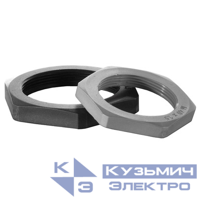 Гайка полиамид М20х1.5 черн. (уп.20шт) DKC PAGM20N