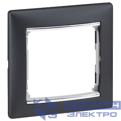 Рамка 1-м Valena ноктюрн/сер. штрих (DIY-упак.) IEK 696738