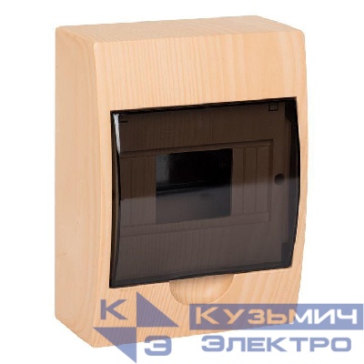 Щит ЩРН-П-6 IP41 светлое дерево PROxima EKF pb40-n-6-light