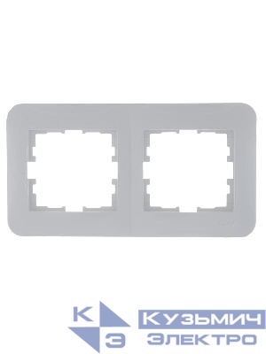 Рамка 2-м Karina Life горизонт. бел. LEZARD 708-0200-147