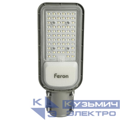 Светильник светодиодный SP3040 50Вт 5000К IP65 AC 230В/50Гц уличный сер. FERON 41548
