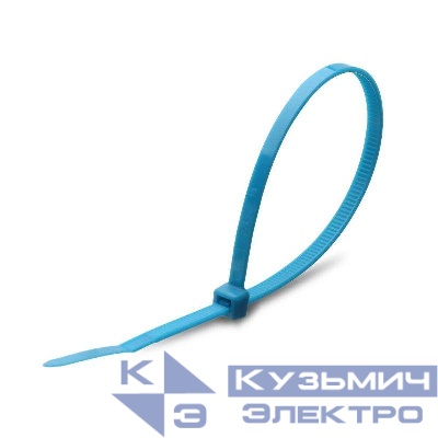 Хомут нейлоновый КСС 5х400 син. (уп.100шт) Fortisflex 90330