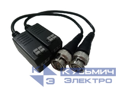 Комплект пассивных приемопередатчиков DS-1H18S/E по витой паре (уп.2шт) HiWatch 00-00002570